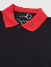 Load image into Gallery viewer, Fred Perry x Raf Simons Tipped Cuff Pique Shirt - Black
