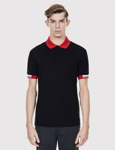 Load image into Gallery viewer, Fred Perry x Raf Simons Tipped Cuff Pique Shirt - Black
