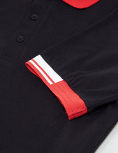 Load image into Gallery viewer, Fred Perry x Raf Simons Tipped Cuff Pique Shirt - Black
