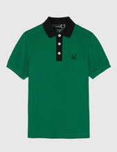 Load image into Gallery viewer, Fred Perry x Raf Simons Short Sleeve Pique Shirt - Green
