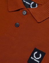 Load image into Gallery viewer, Fred Perry x Raf Simons Short Sleeve Rib Pique Shirt - Brass
