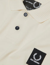 Load image into Gallery viewer, Fred Perry x Raf Simons Short Sleeve Rib Pique Shirt - Ecru
