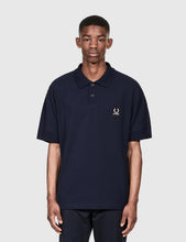 Load image into Gallery viewer, Fred Perry x Raf Simons Short Sleeve Rib Pique Shirt - Dark Navy
