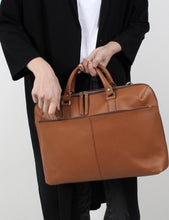 Load image into Gallery viewer, Sandqvist Dustin Briefcase 15" (Leather) - Cognac Brown

