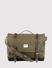 Load image into Gallery viewer, Sandqvist Izzy Backpack (Waxed) - Olive Green
