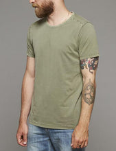 Load image into Gallery viewer, Suit Bart Sun Bleached T-Shirt - Dusty Green
