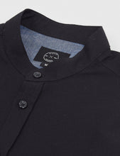 Load image into Gallery viewer, Suit Oxford Mandarin Shirt - Black
