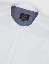 Load image into Gallery viewer, Suit Oxford Mandarin Shirt - White
