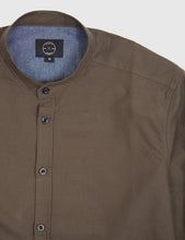 Load image into Gallery viewer, Suit Oxford Mandarin Shirt - Dark Green
