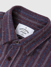 Load image into Gallery viewer, Portuguese Flannel Tica Striped Shirt - Red
