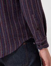 Load image into Gallery viewer, Portuguese Flannel Tica Striped Shirt - Red
