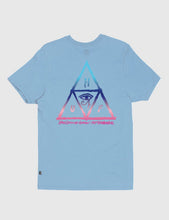 Load image into Gallery viewer, Huf RA Triple Triangle T-Shirt - Powder Blue
