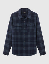 Load image into Gallery viewer, A.P.C. 50S Check Overshirt - Marine Blue

