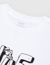 Load image into Gallery viewer, HUF x Peanuts Spike Blocked Letters T-Shirt - White

