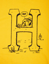 Load image into Gallery viewer, HUF x Peanuts Spike Classic H T-Shirt - Gold
