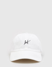 Load image into Gallery viewer, HUF Script Curved Peak Cap - White
