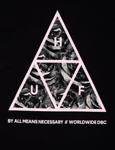 Load image into Gallery viewer, Huf Triple Triangle UV T-Shirt - Black
