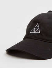 Load image into Gallery viewer, HUF Triple Triangle Curved Peak Cap - Black
