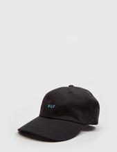 Load image into Gallery viewer, HUF Original Logo Curved Peak Cap - Black
