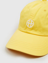 Load image into Gallery viewer, HUF Circle H Curved Peak Cap - Light Yellow
