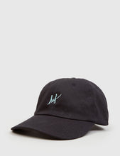Load image into Gallery viewer, HUF Script Curved Peak Cap - Black/Teal
