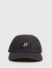 Load image into Gallery viewer, HUF Script Curved Peak Cap - Black/Teal
