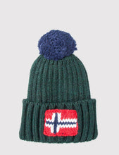 Load image into Gallery viewer, Napapijri Semiury Wool Mix Beanie Hat - Dark Green
