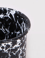 Load image into Gallery viewer, Splatterware Enamel Splatterware Mug - Black Marble
