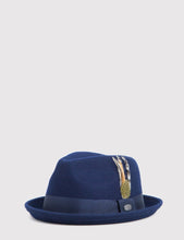 Load image into Gallery viewer, Bailey Cloyd Trilby Hat - Navy Blue
