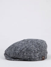 Load image into Gallery viewer, Stetson Hatteras Newsboy Cap - Grey Herringbone
