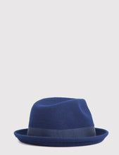 Load image into Gallery viewer, Bailey Cloyd Trilby Hat - Navy Blue
