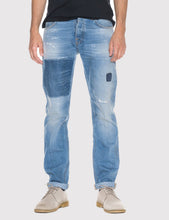 Load image into Gallery viewer, Nudie Steady Eddie Jeans - Indigo Patched
