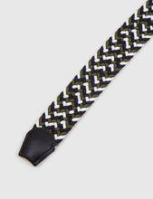 Load image into Gallery viewer, Hone Woven Plait Belt - Green
