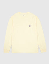 Load image into Gallery viewer, Carhartt Pocket Long Sleeve T-Shirt - Lion Yellow
