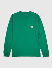 Load image into Gallery viewer, Carhartt Pocket Long Sleeve T-Shirt - Mojito Green
