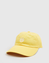 Load image into Gallery viewer, HUF Circle H Curved Peak Cap - Baby Yellow
