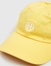 Load image into Gallery viewer, HUF Circle H Curved Peak Cap - Baby Yellow
